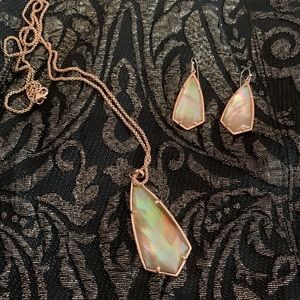 Kendra Scott Necklace and Earring Set